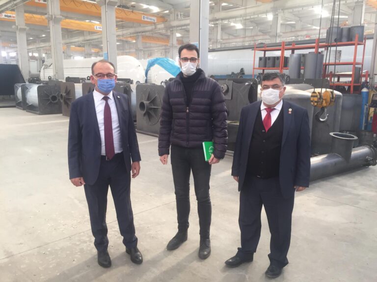 Başkan Akın’dan Yapımı Devam Eden Asfalt Şantiyesine Ziyaret Başkan Akın’dan Yapımı Devam Eden Asfalt Şantiyesine Ziyaret