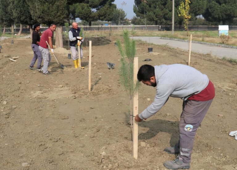 Turgutlu’da Fidanlar Toprakla Buluşuyor Turgutlu’da Fidanlar Toprakla Buluşuyor