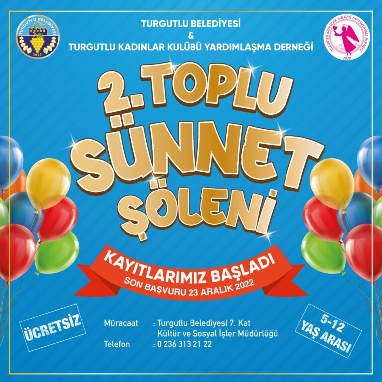Turgutlu Belediyesi 2.Toplu Sünnet Şöleni İçin Hazırlıklarına Başladı Turgutlu Belediyesi 2.Toplu Sünnet Şöleni İçin Hazırlıklarına Başladı