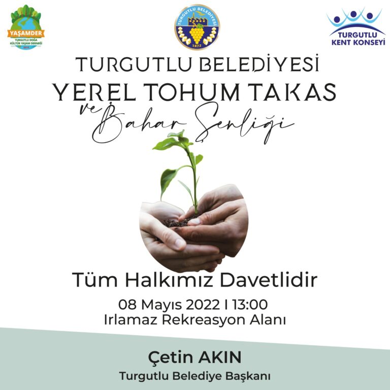 Yerel Tohum Takas ve Bahar Şenliği 8 Mayıs’ta Yerel Tohum Takas ve Bahar Şenliği 8 Mayıs’ta