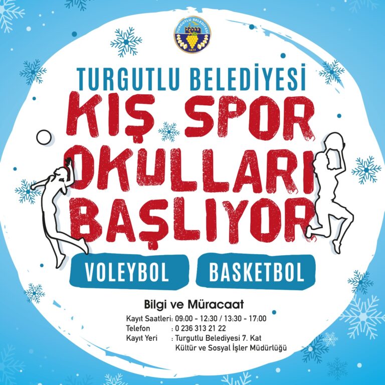 Turgutlu Belediyesi Kış Spor Okulları Başlıyor Turgutlu Belediyesi Kış Spor Okulları Başlıyor