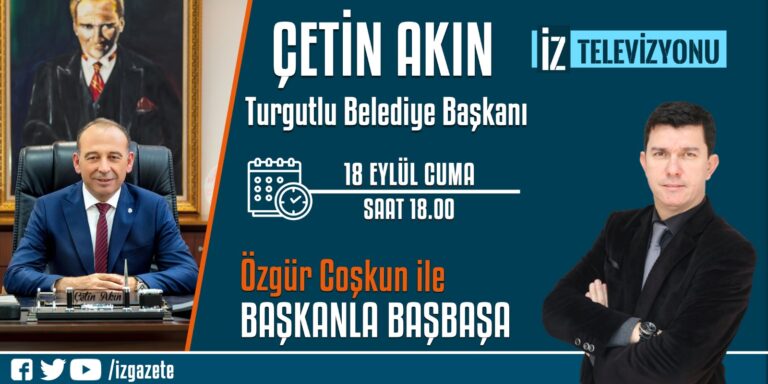 Başkan Çetin Akın İz Televizyonun Canlı Yayın Konuğu Olacak Başkan Çetin Akın İz Televizyonun Canlı Yayın Konuğu Olacak