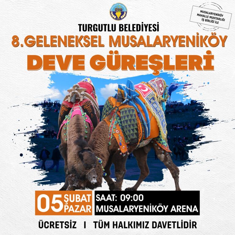 Turgutlu Belediyesi Deve Güreşlerine 8. Kez Ev Sahipliği Yapacak Turgutlu Belediyesi Deve Güreşlerine 8. Kez Ev Sahipliği Yapacak