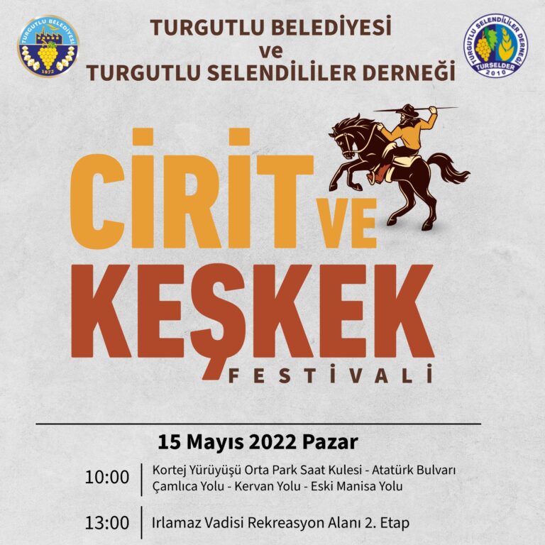 Turgutlu, “Cirit ve Keşkek Festivali” ile Şenlenecek Turgutlu, “Cirit ve Keşkek Festivali” ile Şenlenecek