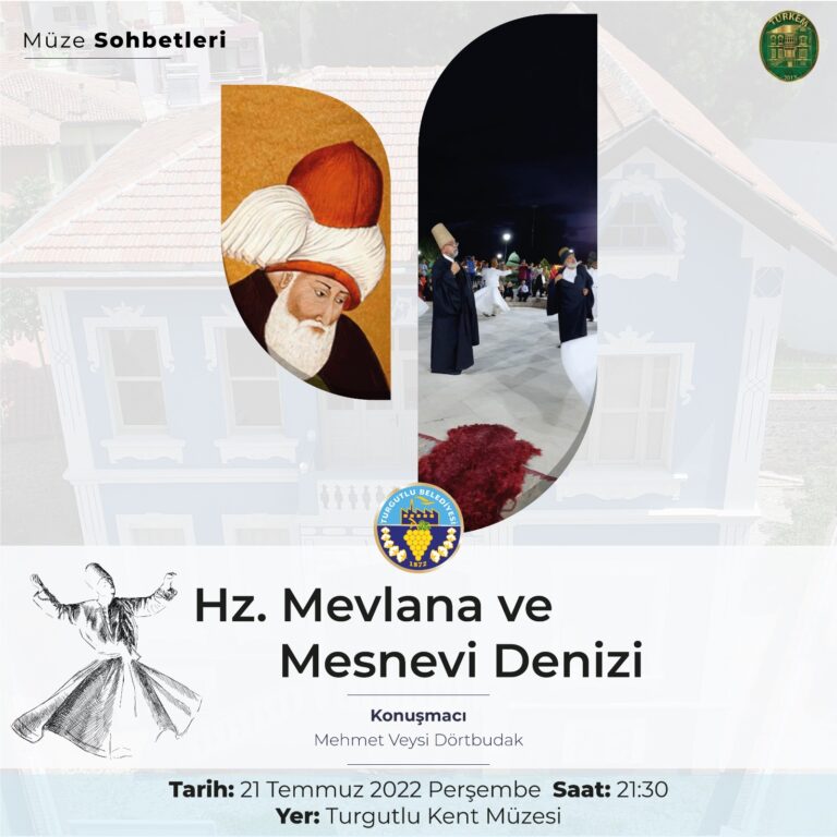 Müze Sohbetlerinde Bu Hafta: ‘Hz. Mevlana ve Mesnevi Denizi’ Müze Sohbetlerinde Bu Hafta: ‘Hz. Mevlana ve Mesnevi Denizi’