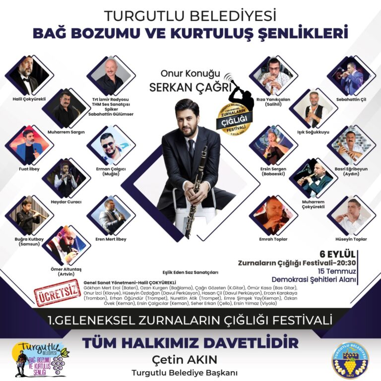 Zurna Üstatları Zafer Bayramı, Bağ Bozumu ve Kurtuluş Şenliklerinde
