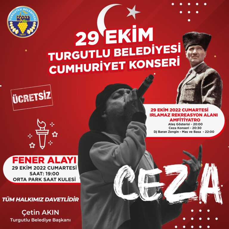 Cumhuriyet Bayramı’nın Coşkusu Tüm Turgutlu’yu Saracak Cumhuriyet Bayramı’nın Coşkusu Tüm Turgutlu’yu Saracak