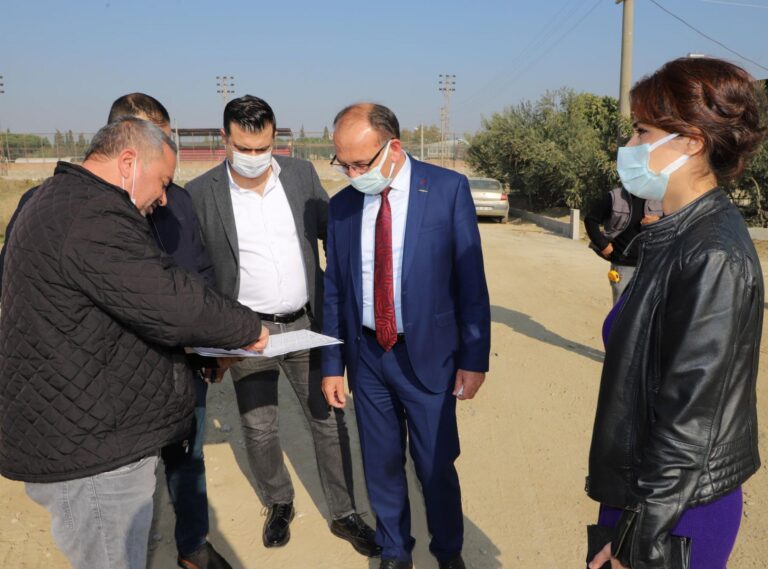 Başkan Çetin Akın Selvilitepe Mahallesindeki Çalışmaları İnceledi Başkan Çetin Akın Selvilitepe Mahallesindeki Çalışmaları İnceledi