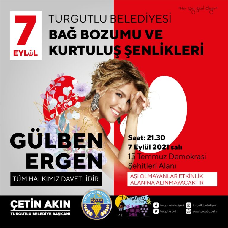 Bağ Bozumu ve Kurtuluş Şenlikleri Muhteşem Bir Konserle Sona Erecek Bağ Bozumu ve Kurtuluş Şenlikleri Muhteşem Bir Konserle Sona Erecek