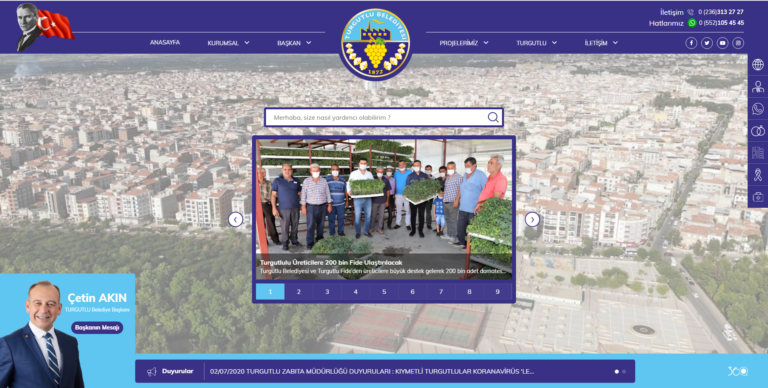 Turgutlu Belediyesinin İnternet Sitesi Yenilendi Turgutlu Belediyesinin İnternet Sitesi Yenilendi