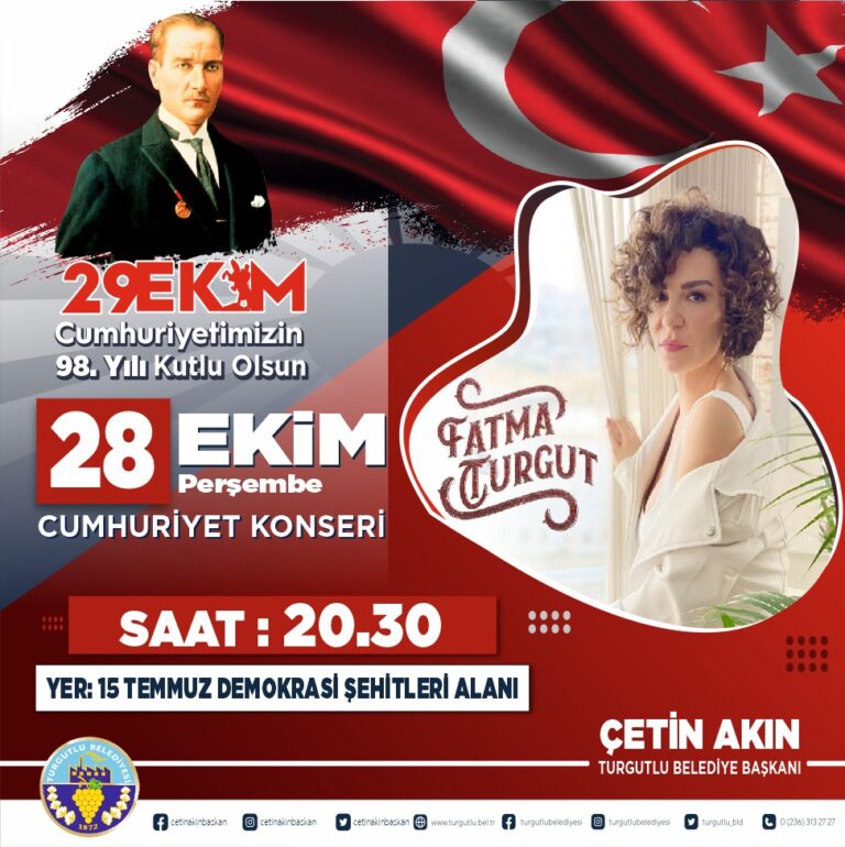 Turgutlu’da Cumhuriyet Bayramı İçin Geri Sayım Başladı Turgutlu’da Cumhuriyet Bayramı İçin Geri Sayım Başladı