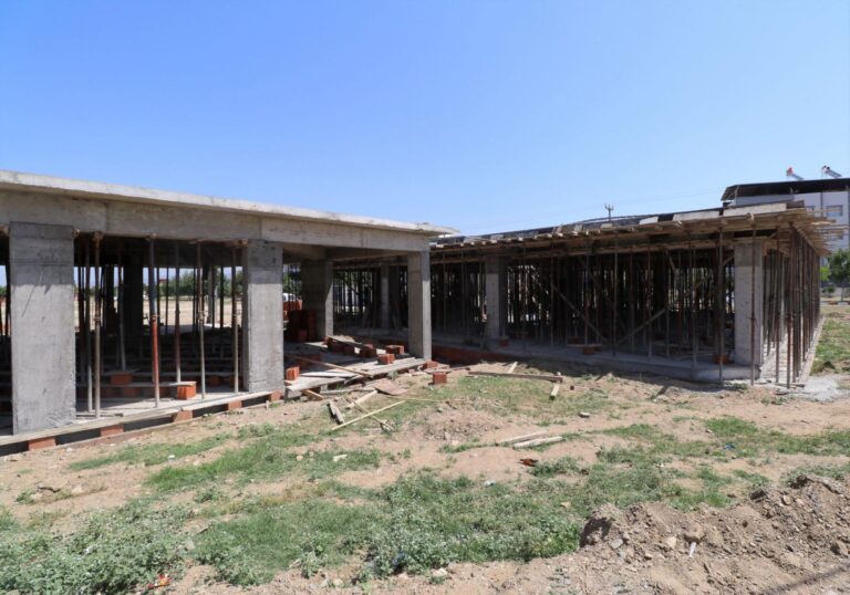 Mustafa Kemal Mahallesi Taziye Evi ve Çocuk Kültür Sanat Merkezi İnşaatı Yükseliyor Mustafa Kemal Mahallesi Taziye Evi ve Çocuk Kültür Sanat Merkezi İnşaatı Yükseliyor
