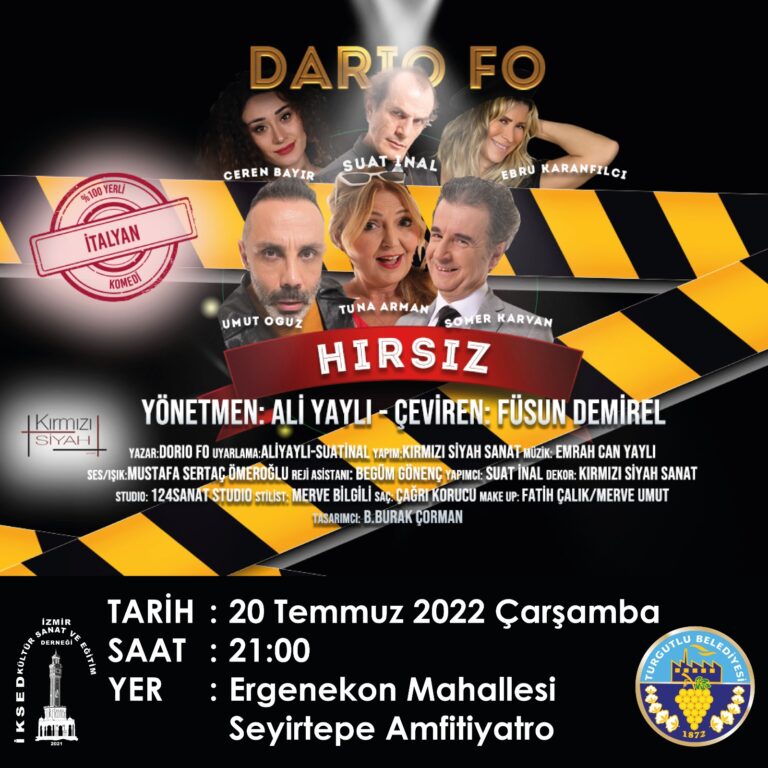 Ünlü Oyuncuların Yer Aldığı Hırsız Oyunu Turgutlu’da İzleyicisiyle Buluşacak Ünlü Oyuncuların Yer Aldığı Hırsız Oyunu Turgutlu’da İzleyicisiyle Buluşacak