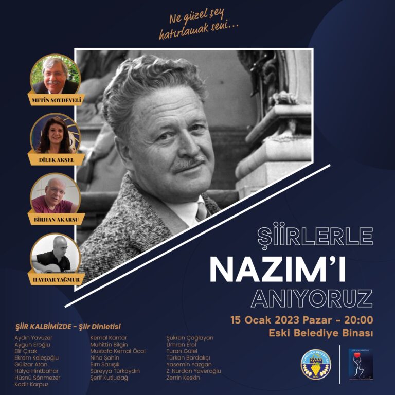 Nazım Hikmet 121. Yaşında Şiirleriyle Anılacak Nazım Hikmet 121. Yaşında Şiirleriyle Anılacak