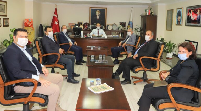 Ege ve Marmara Çevre Belediyeler Birliğinden Başkan Çetin Akın’a Ziyaret
