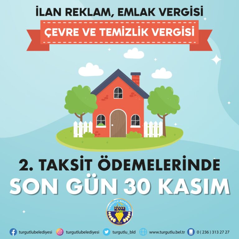Vergi Ödemelerinde Son Gün 30 Kasım Vergi Ödemelerinde Son Gün 30 Kasım