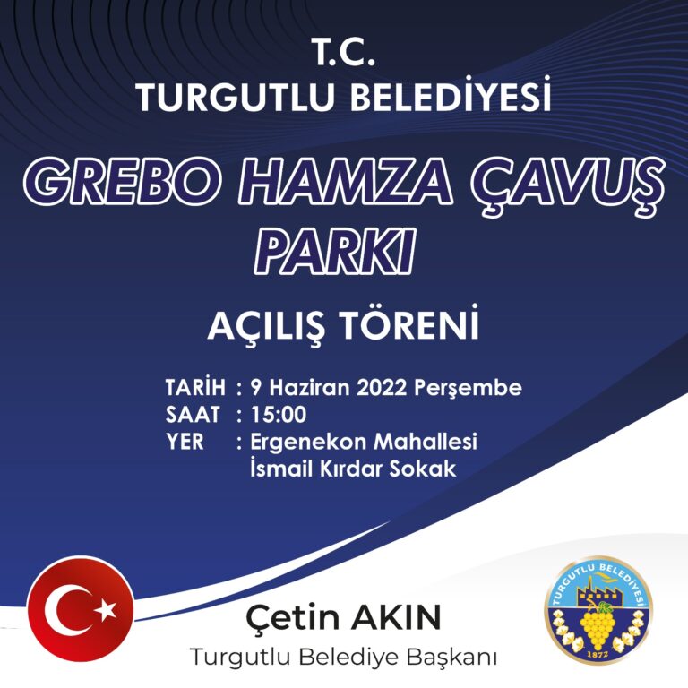 Grebo Hamza Çavuş Parkı 9 Haziran’da Açılıyor Grebo Hamza Çavuş Parkı 9 Haziran’da Açılıyor