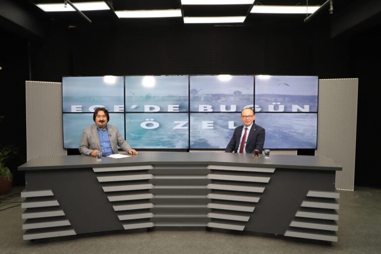 Başkan Çetin Akın Kanal Ege’nin Canlı Yayın Konuğu Oldu Başkan Çetin Akın Kanal Ege’nin Canlı Yayın Konuğu Oldu