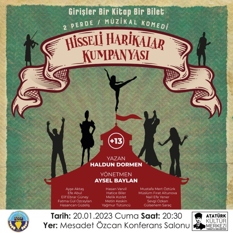 Turgutlu Belediyesi AKM Lise Tiyatro Ekibi Bir Kez Daha Sahnede Olacak Turgutlu Belediyesi AKM Lise Tiyatro Ekibi Bir Kez Daha Sahnede Olacak