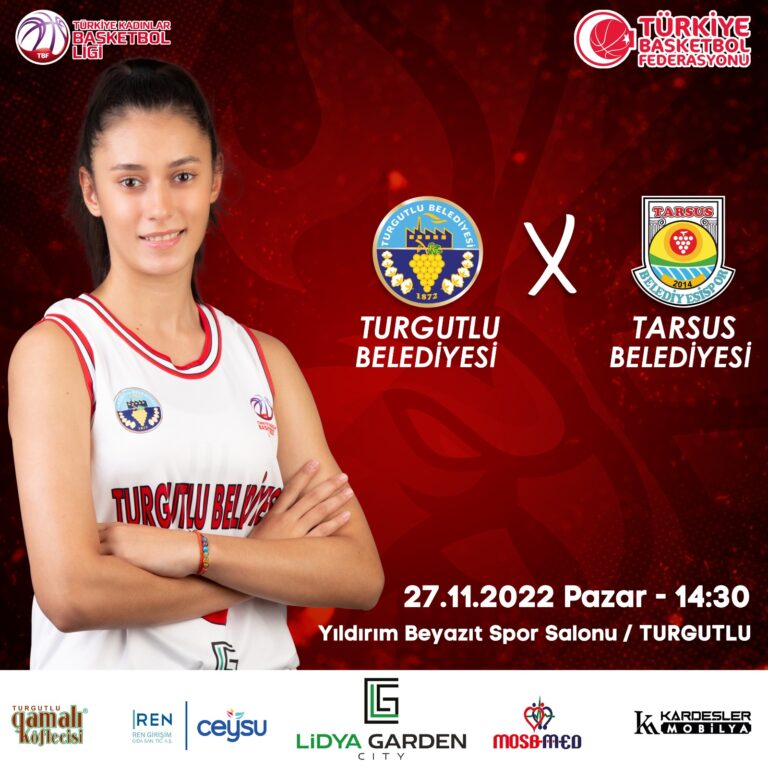 Turgutlu Belediyesi Kadın Basketbol Takımı Lider Tarsus Belediyesini Konuk Edecek Turgutlu Belediyesi Kadın Basketbol Takımı Lider Tarsus Belediyesini Konuk Edecek