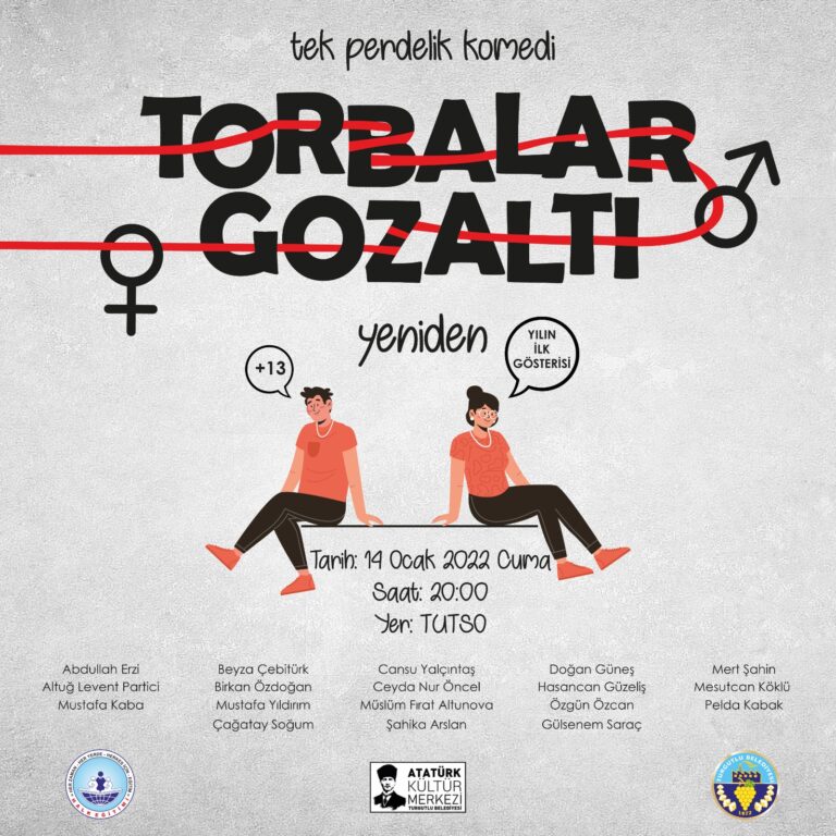 Turgutlu Belediye Tiyatrosu “Torbalar Gözaltı Yeniden” ile Sahnede Turgutlu Belediye Tiyatrosu “Torbalar Gözaltı Yeniden” ile Sahnede
