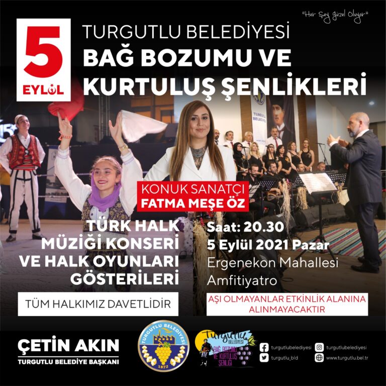 Bağ Bozumu ve Kurtuluş Şenlikleri Konser ve Gösterilerle Devam Ediyor Bağ Bozumu ve Kurtuluş Şenlikleri Konser ve Gösterilerle Devam Ediyor