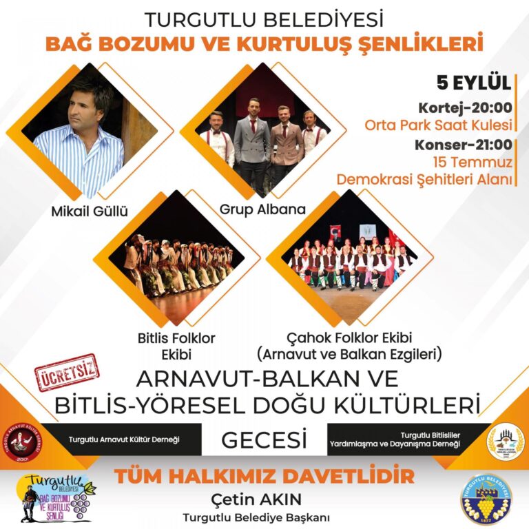 Şenlikler Arnavut-Balkan ve Bitlis-Yöresel Doğu Kültürleri Gecesi ile Devam Edecek Şenlikler Arnavut-Balkan ve Bitlis-Yöresel Doğu Kültürleri Gecesi ile Devam Edecek