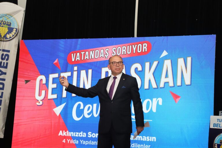 Başkan Çetin Akın Halkın Sorularını Tek Tek Yanıtladı