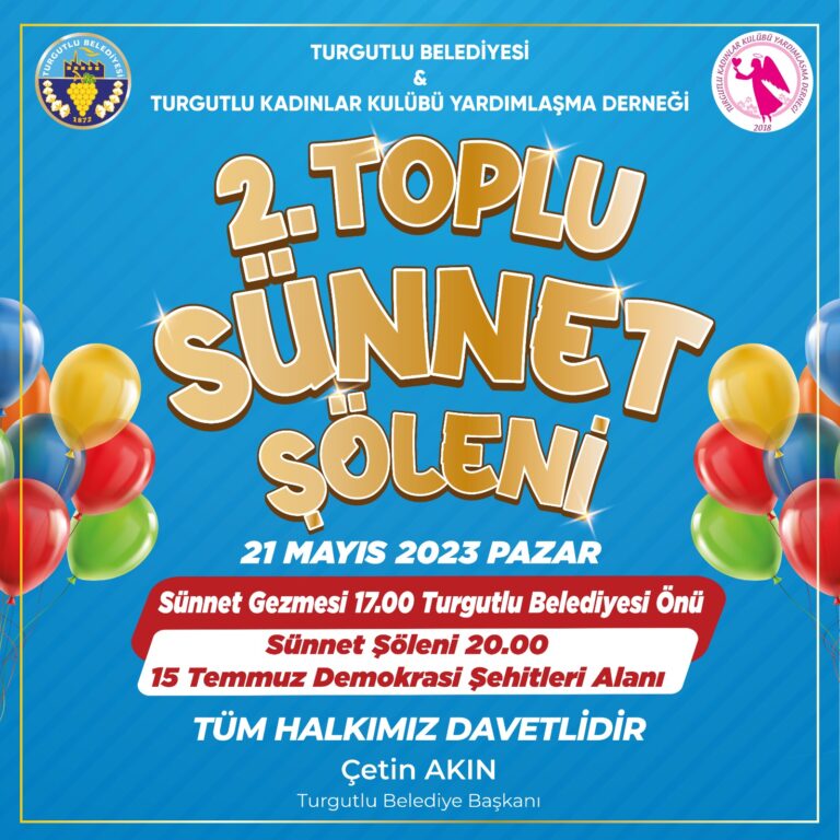 Toplu Sünnet Şöleni Coşkusu Turgutlu’yu Saracak