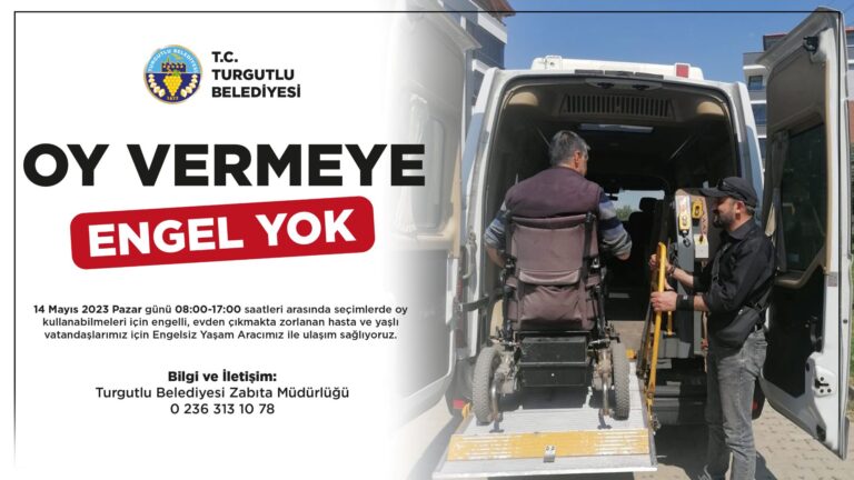 Turgutlu’da Oy Vermeye Engel Yok Turgutlu’da Oy Vermeye Engel Yok