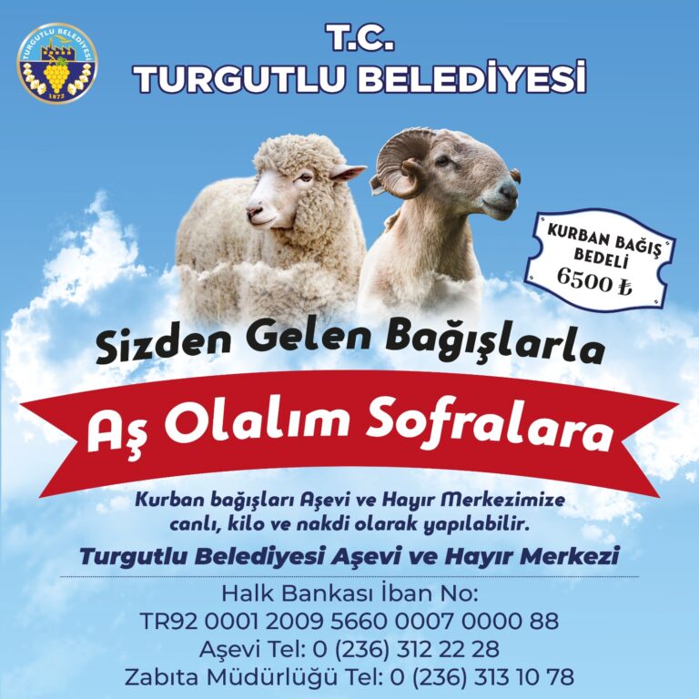 Turgutlu Belediyesi “Sizden Gelen Bağışlarla Aş Olalım Sofralara” Kampanyasıyla Geleneği Sürdürüyor Turgutlu Belediyesi “Sizden Gelen Bağışlarla Aş Olalım Sofralara” Kampanyasıyla Geleneği Sürdürüyor