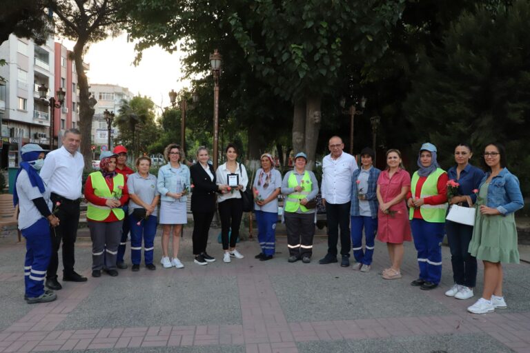 Başkan Çetin Akın’dan Haftanın İlk Mesai Gününde Kadın Personele Ziyaret