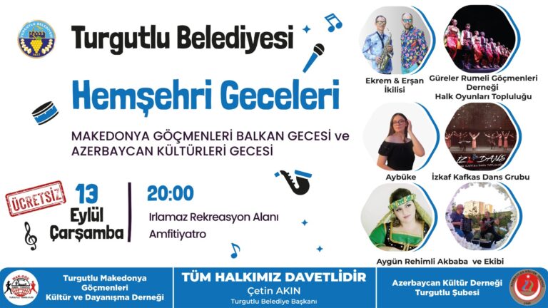 Hemşehri Geceleri Makedonya ve Azerbaycan Kültürleri Gecesi ile Başlıyor Hemşehri Geceleri Makedonya ve Azerbaycan Kültürleri Gecesi ile Başlıyor