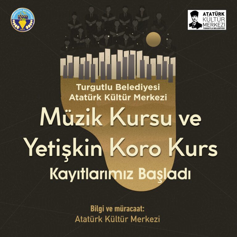 Turgutlu Belediyesi Güz Dönemi Müzik Kursu Kayıtları Başladı