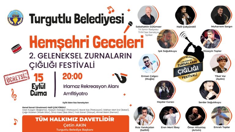 Zurna Ustaları 2. Geleneksel Zurnaların Çığlığı Festivali’nde Kulakların Pasını Silecek