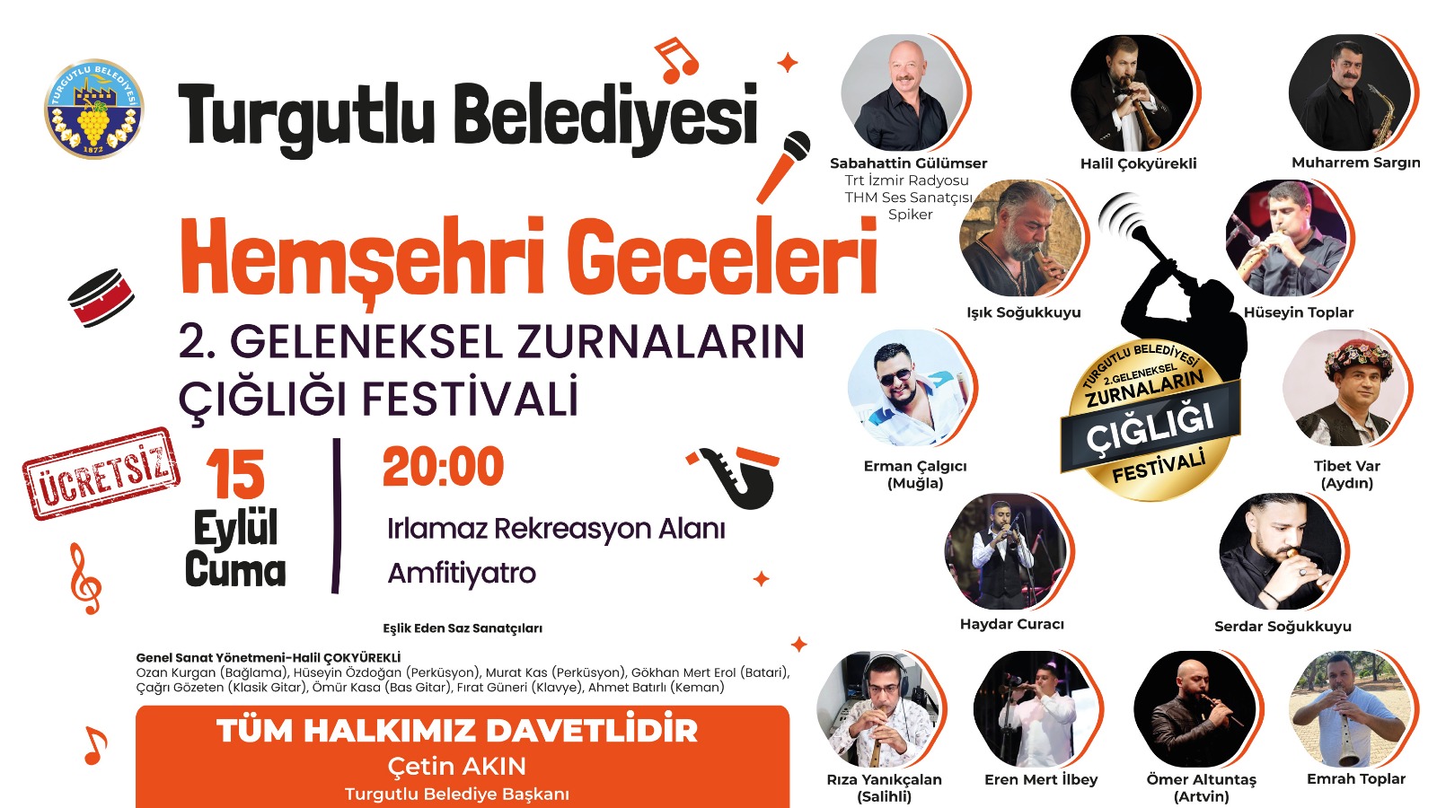 Zurna Ustaları 2. Geleneksel Zurnaların Çığlığı Festivali’nde