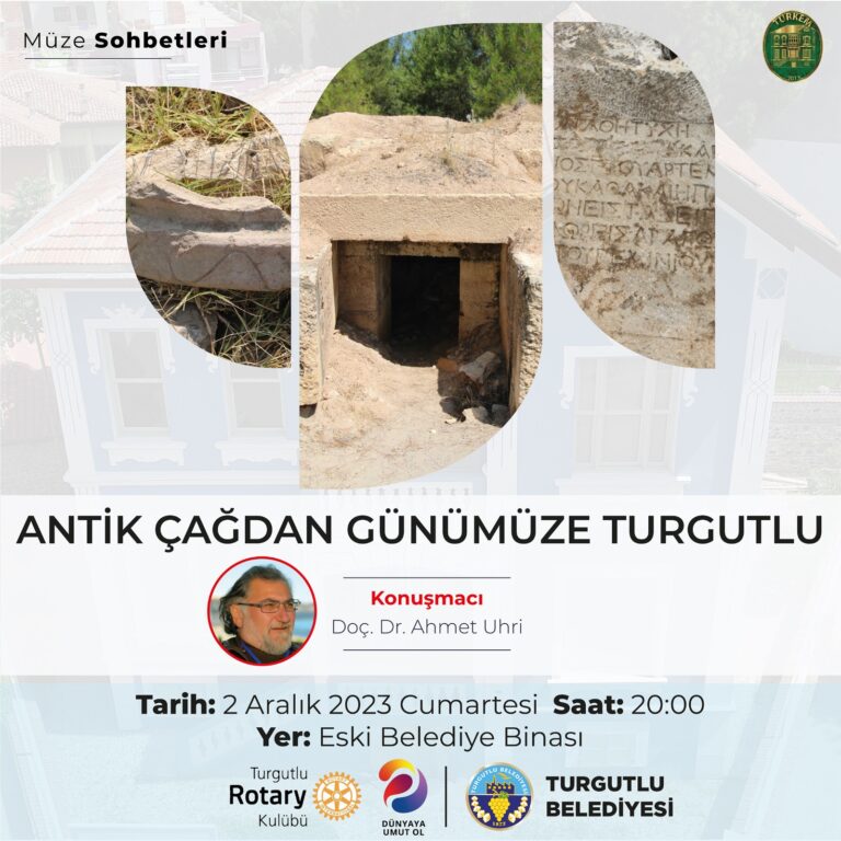 Müze Sohbetlerinde Turgutlu Arkeolojisi Konuşulacak
