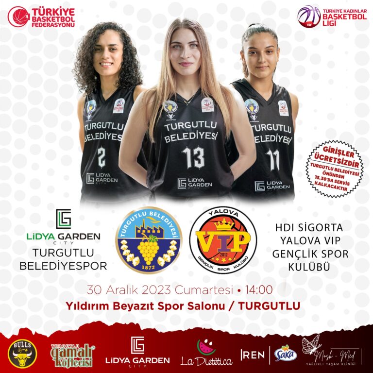 Lidya Garden City Turgutlu Belediyespor Kadın Basketbol Takımı 2023 Yılını Galibiyetle Kapatmak İstiyor Lidya Garden City Turgutlu Belediyespor Kadın Basketbol Takımı 2023 Yılını Galibiyetle Kapatmak İstiyor