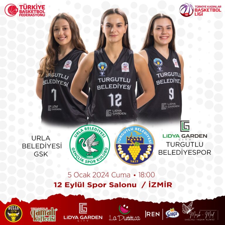 Lidya Garden City Turgutlu Belediyesi Kadın Basketbol Urla Sahasına Konuk Olacak