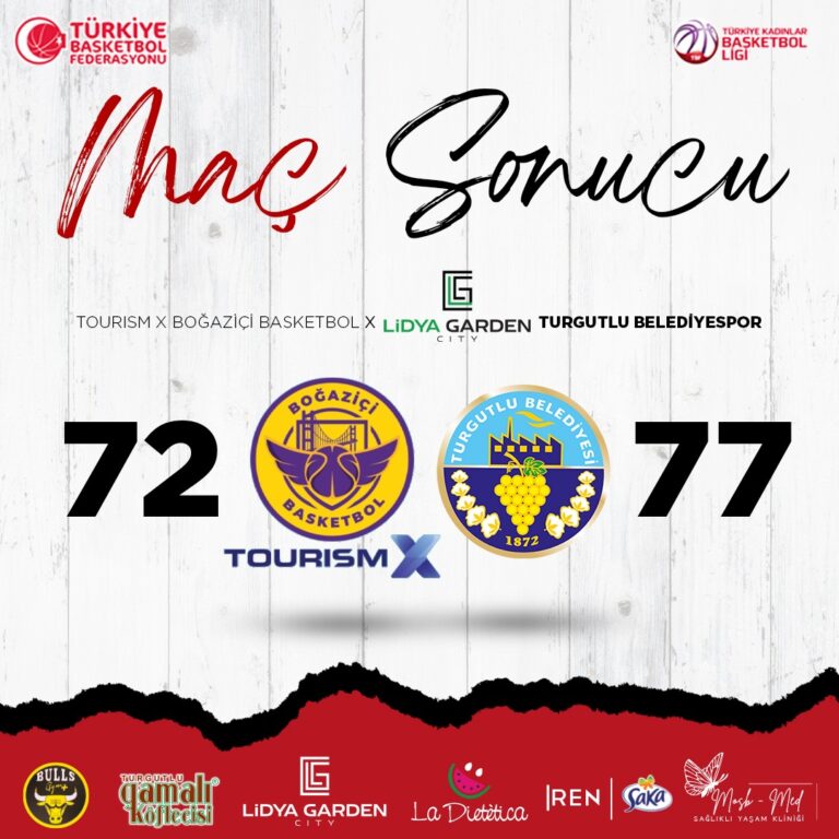 İstanbul’da Yüzü Gülen Taraf Lidya Garden City Turgutlu Belediyesi Kadın Basketbol Oldu: 72-77 İstanbul’da Yüzü Gülen Taraf Lidya Garden City Turgutlu Belediyesi Kadın Basketbol Oldu: 72-77