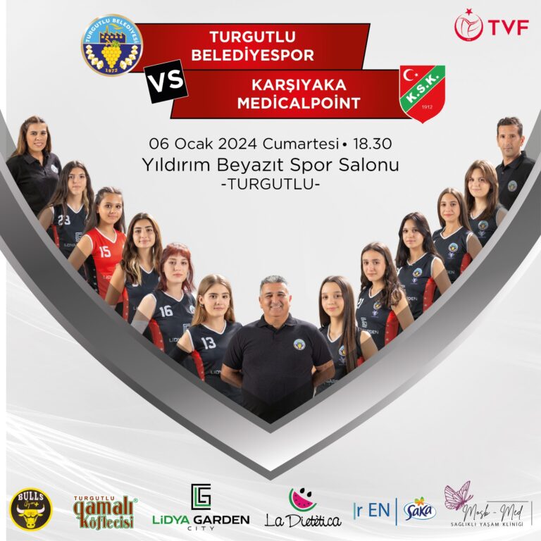Turgutlu Belediyesi Kadın Voleybol Takımı Karşıyaka Medicalpoint’i Konuk Edecek