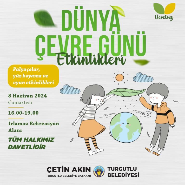 Turgutlu Belediyesinden Dünya Çevre Günü Etkinliği Turgutlu Belediyesinden Dünya Çevre Günü Etkinliği