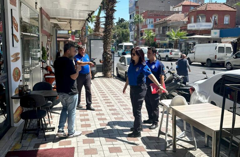 Turgutlu’da Zabıta Ekiplerinden Kaldırım ve Yol İşgali Denetimi Turgutlu’da Zabıta Ekiplerinden Kaldırım ve Yol İşgali Denetimi