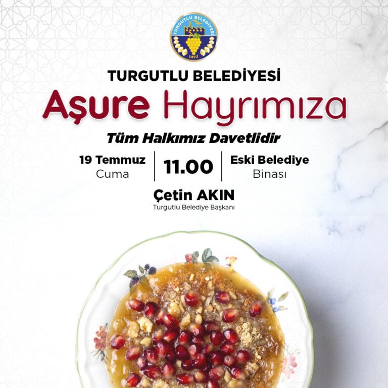 Turgutlu Belediyesinden Geleneksel Aşure Hayrı Turgutlu Belediyesinden Geleneksel Aşure Hayrı