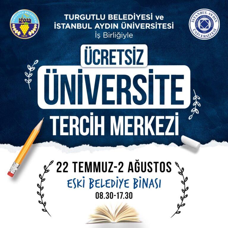 Turgutlu Belediyesinin Ücretsiz Tercih Merkezi Hizmeti Pazartesi Günü Başlıyor Turgutlu Belediyesinin Ücretsiz Tercih Merkezi Hizmeti Pazartesi Günü Başlıyor