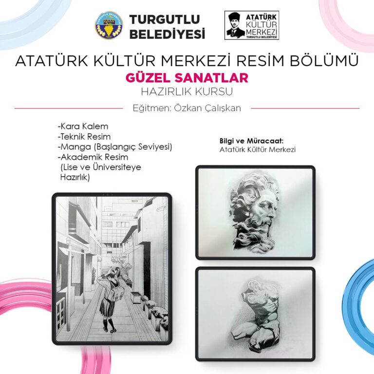 Turgutlu Belediyesinden Güzel Sanatlara Hazırlık Kursu Turgutlu Belediyesinden Güzel Sanatlara Hazırlık Kursu