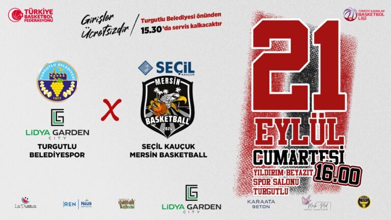 Lidya Garden City Turgutlu Belediyespor Kadın Basketbol Takımı Evinde İlk Maçına Çıkıyor
