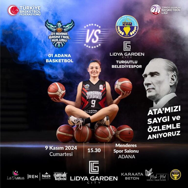 Lidya Garden City Turgutlu Belediyespor Kadın Basketbol Takımı Adana Deplasmanında Lidya Garden City Turgutlu Belediyespor Kadın Basketbol Takımı Adana Deplasmanında