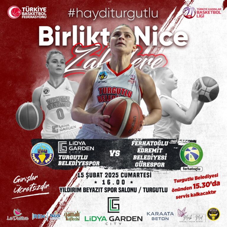 Lidya Garden City Turgutlu Belediyespor Kadın Basketbol Takımı Lideri Konuk Edecek Lidya Garden City Turgutlu Belediyespor Kadın Basketbol Takımı Lideri Konuk Edecek