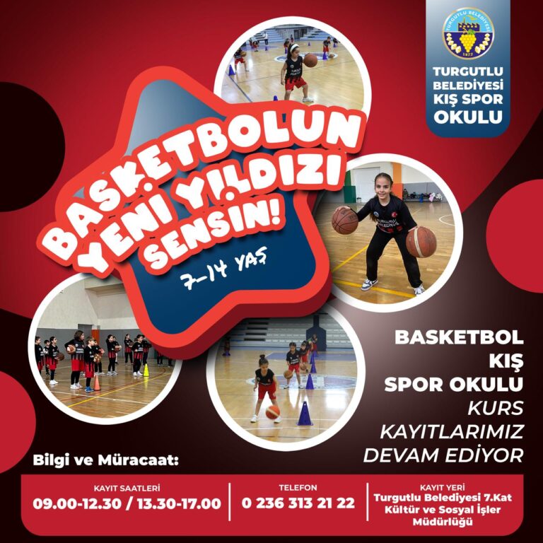 Turgutlu Belediyesi Basketbol Kurs Kayıtları Devam Ediyor Turgutlu Belediyesi Basketbol Kurs Kayıtları Devam Ediyor